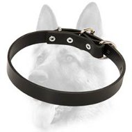 Strong Leather Dog Collar-Schutzhund Dog Breeds Unique Leather Dog Collar