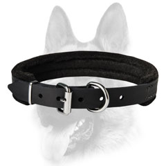 Handicraft leather collar