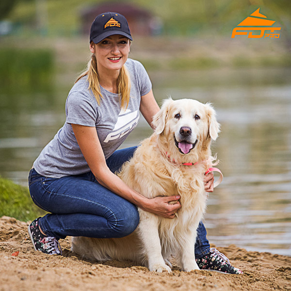 FDT Professional Design Dark Grey Color Snapback Cap for Daily Dog Walking