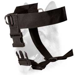 Heavy-duty washable nylon dog harness