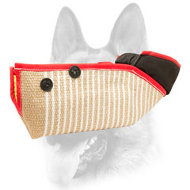 Handmade Jute Half Bite Sleeve for Puppy Training