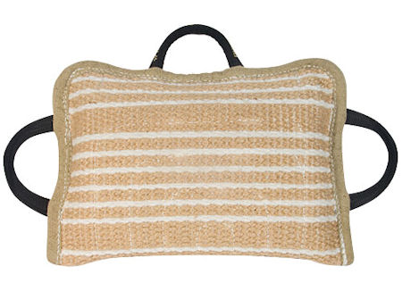 3 Handled Bite Pillow-THICK Jute Bite PAD