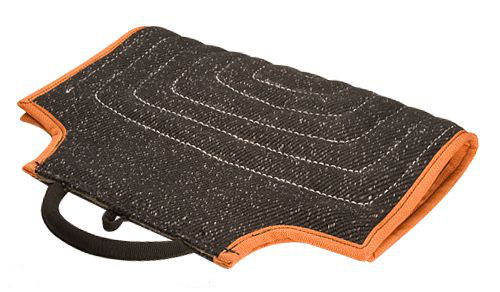 Dog bite developer cuff made of French Linen with handle