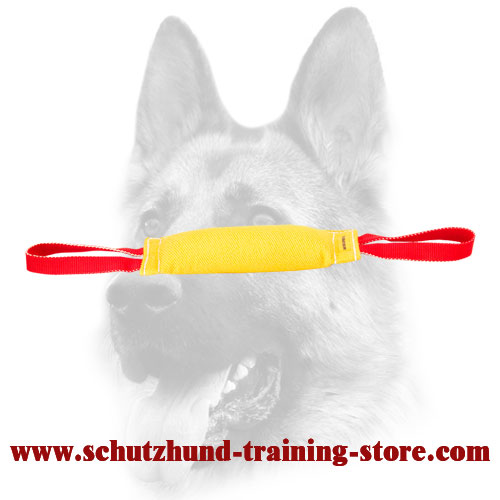 French Linen Puppy Bite Tug for Efficient Training