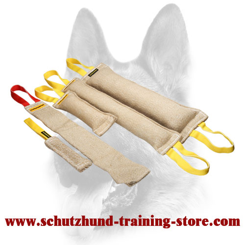 Superb Set of Jute Bite Tugs for Dog Training