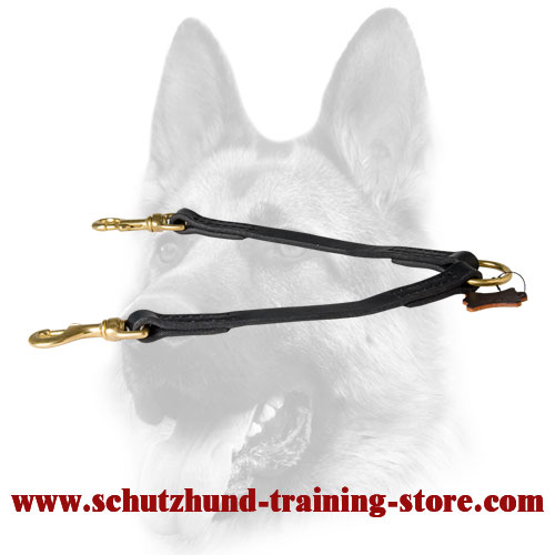 Ultimate Quality Leather Dog Coupler