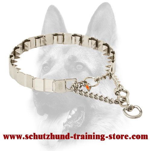 Super Strong Stainless Steel Neck Tech Collar for Dog Behavior Correction - 50155 014 (55) 24 inch (60 cm)