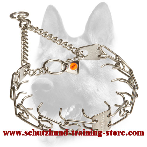 Stunning Quality Stainless Steel Dog Pinch Prong Collar - 50135 010 (55) 1/11 inch (2.25 mm)