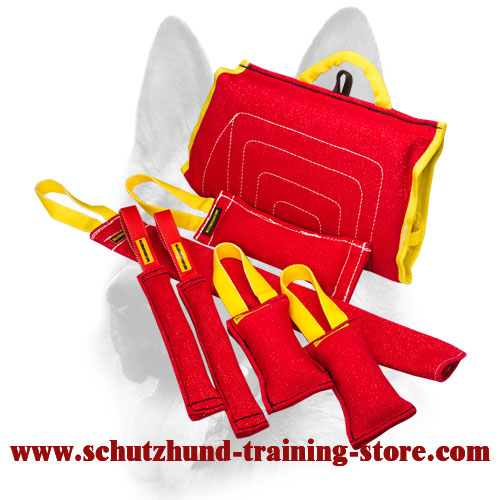 Great Dog French Linen Bite Training Set