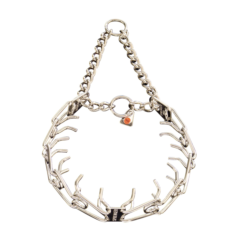 Breathtaking Dog Stainless Steel Pinch Prong Collar - 50004 55 1/8 inch (3.25 mm)