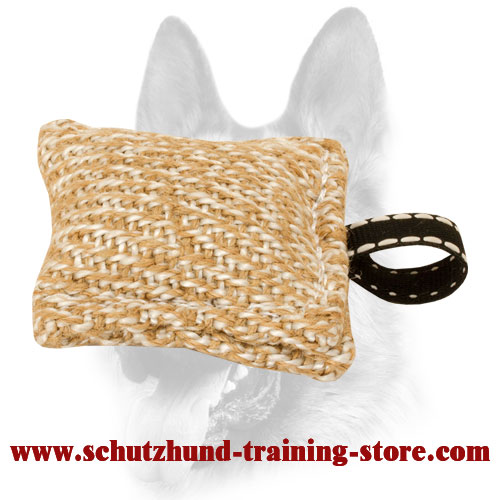 New Jute Bite Tug with Small Loop for Schutzhund Training