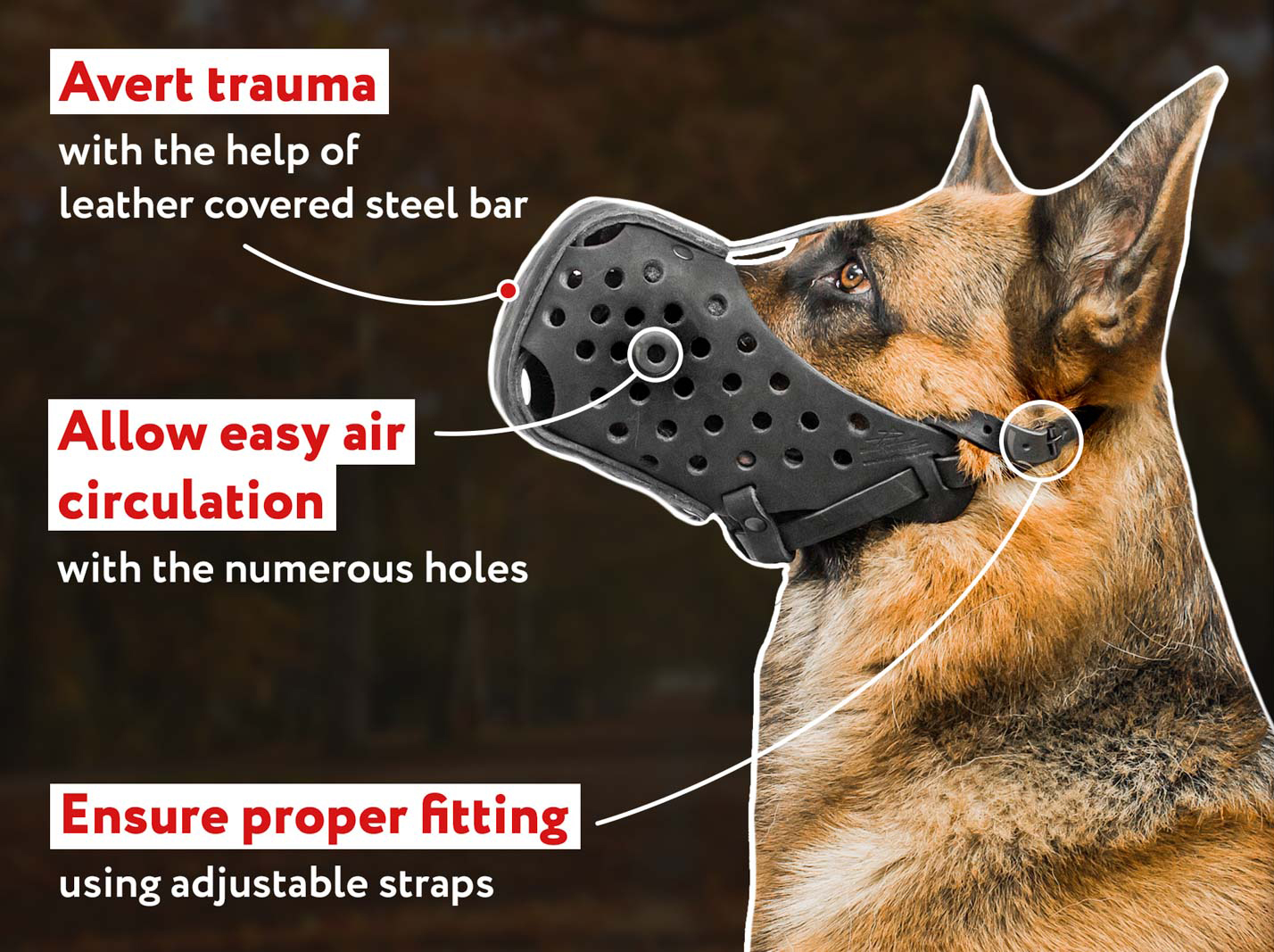 k9 dog muzzle