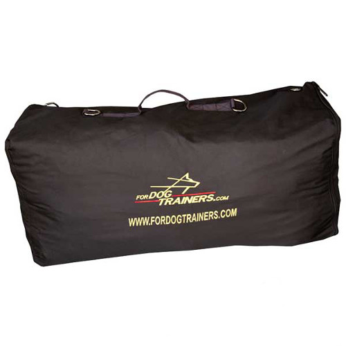 Dog training bag with comfy handles