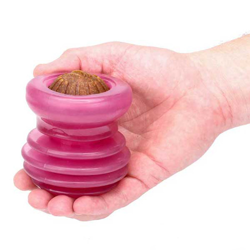 Interactive dog pink chewing toy