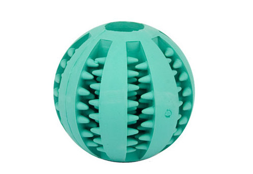 Dog training rubber ball