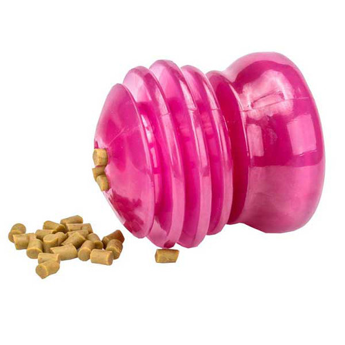 Groovy dog rubber chewing toy